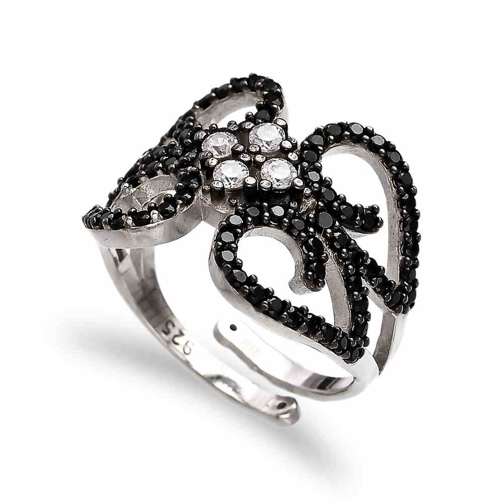 New Trendy Adjustable Design Turkish Handcrafted Wholesale 925 Sterling Silver Ring